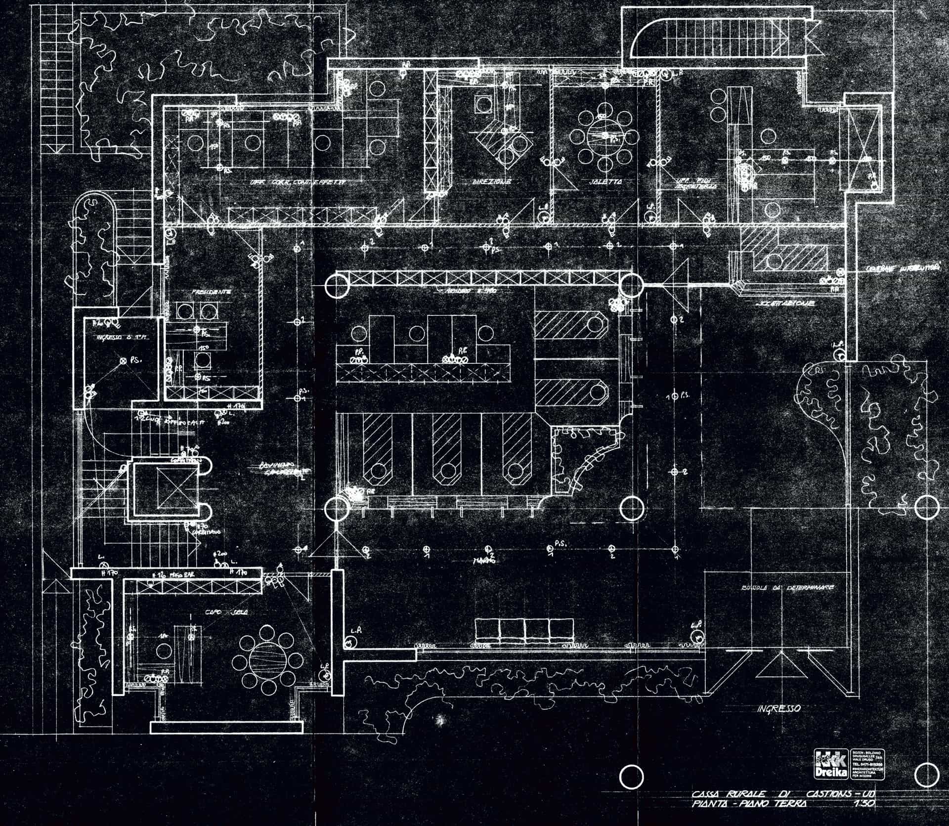 studio-fabris-architettura-attrezzature-servizi-sede-cassa-rurale-artigiana-bassa-friulana_drawing_pianta-piano-terra